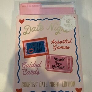 Date Night Card Game New 60 Card Prompts Eccolo Couples Date Night Edition